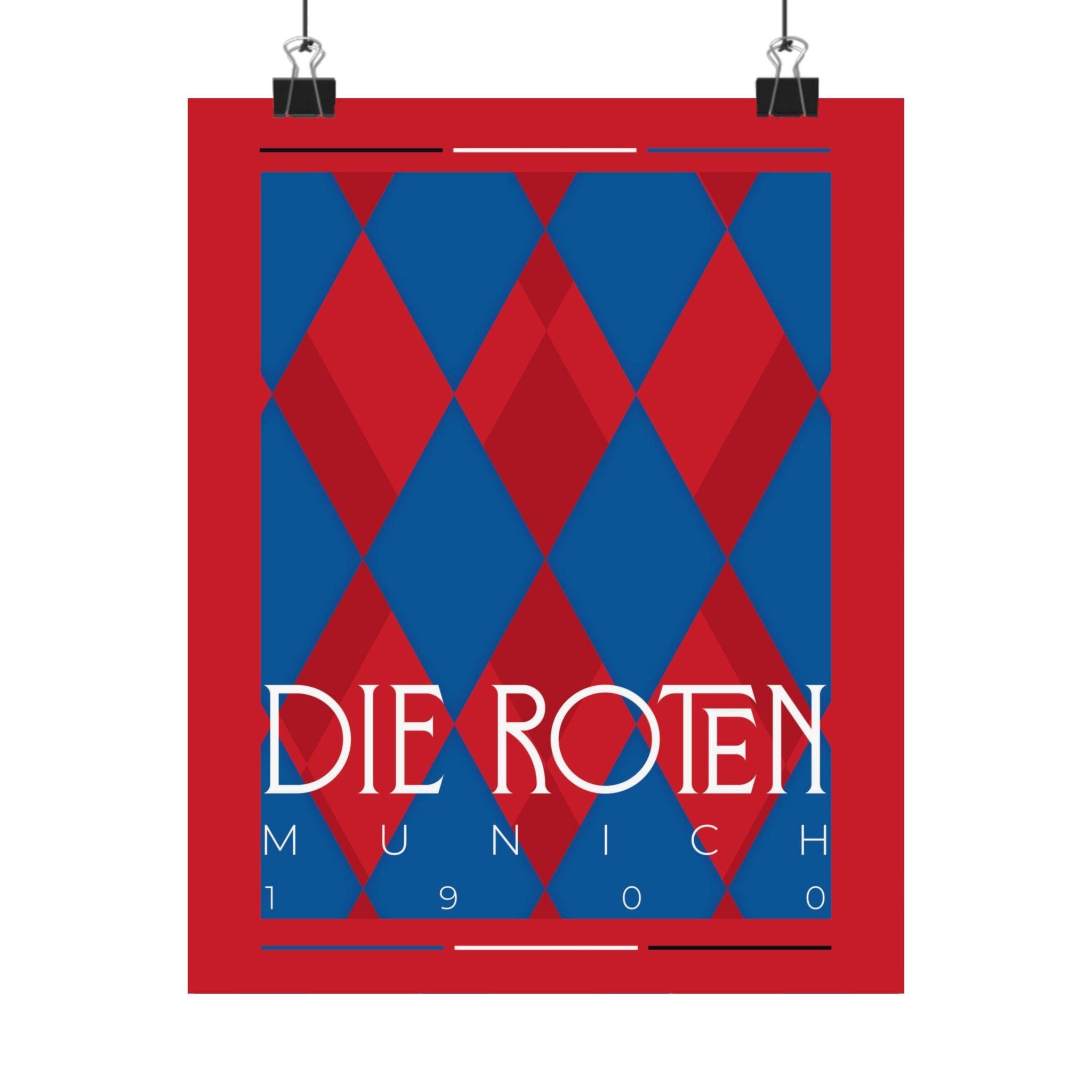 Die Roten Matte Poster