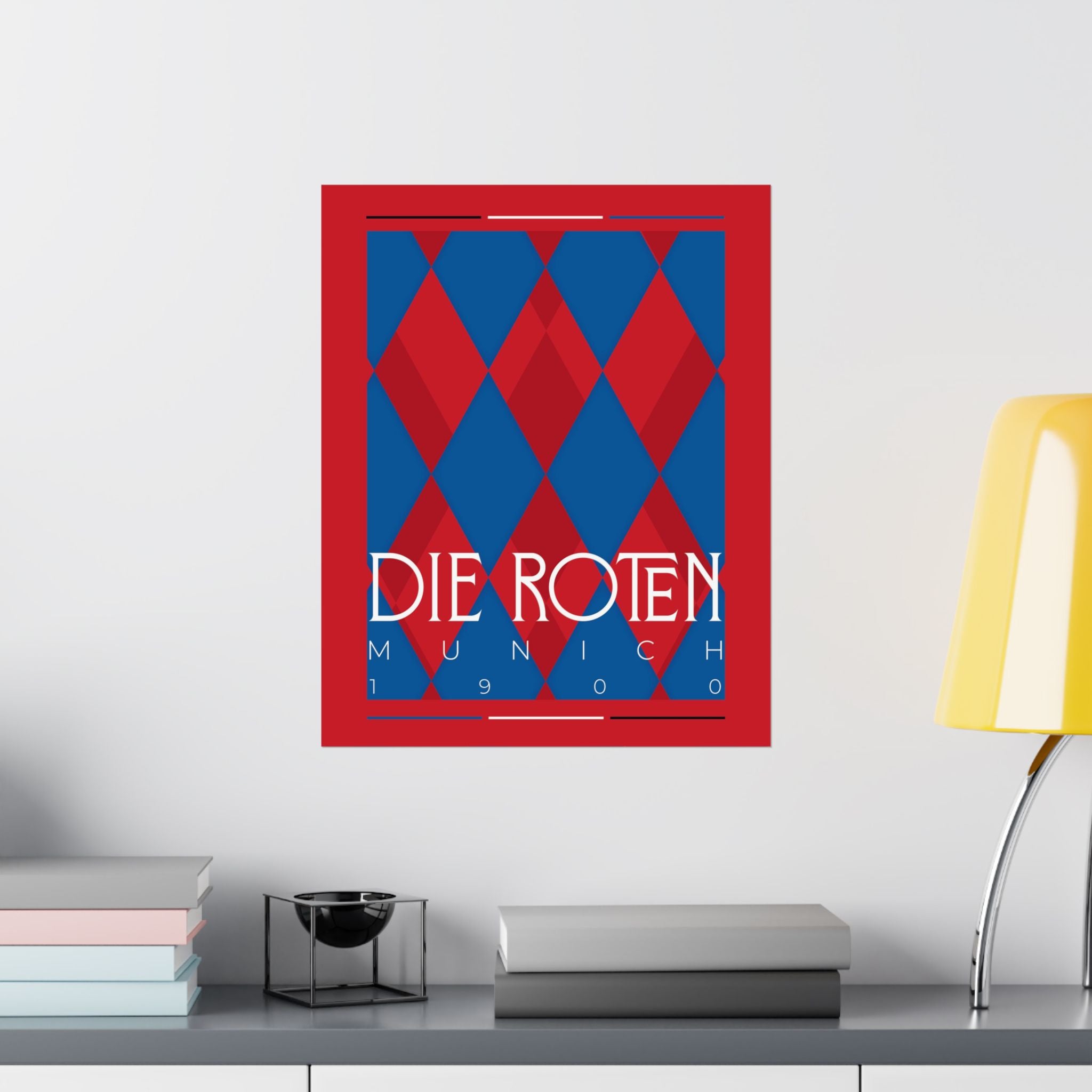 Die Roten Matte Poster