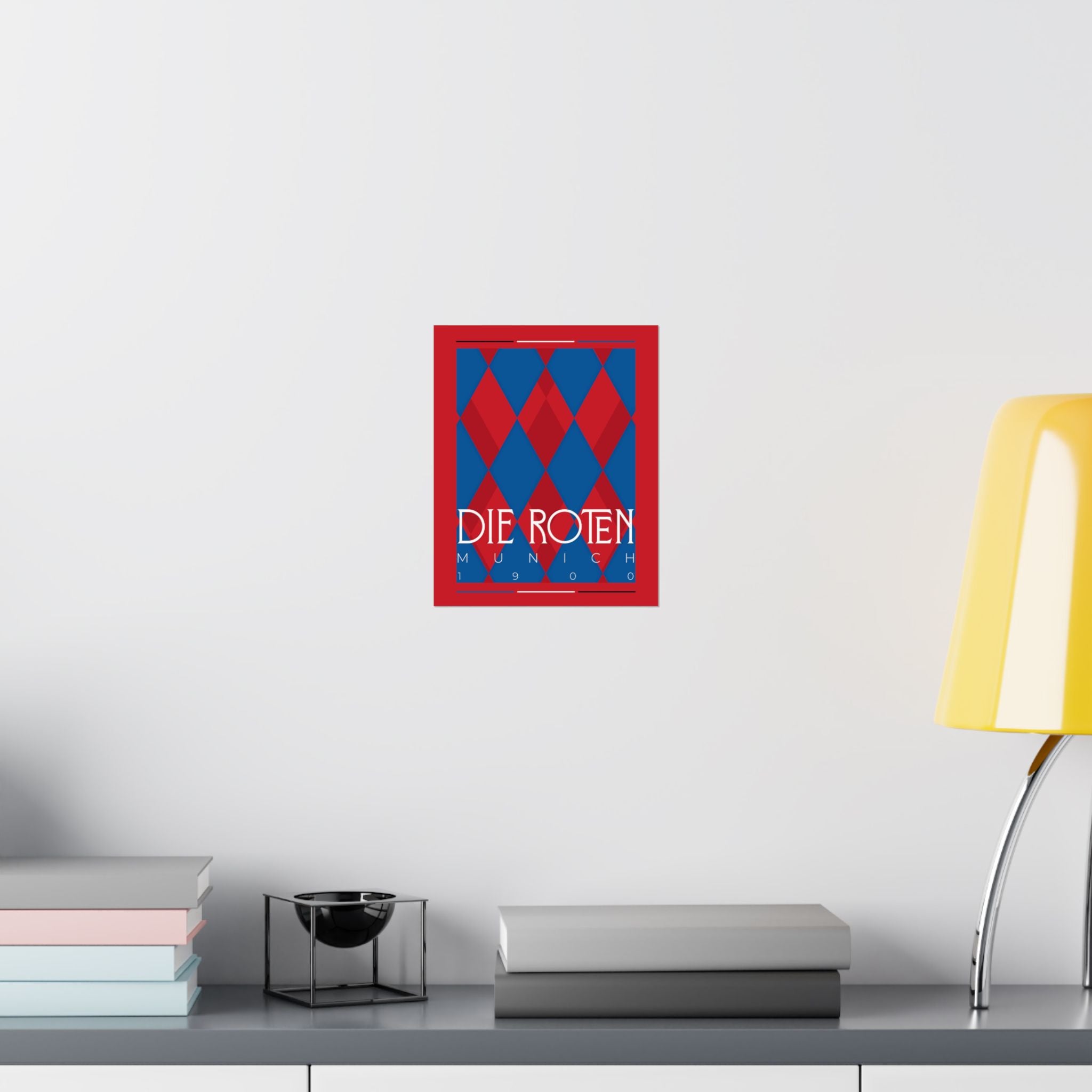 Die Roten Matte Poster