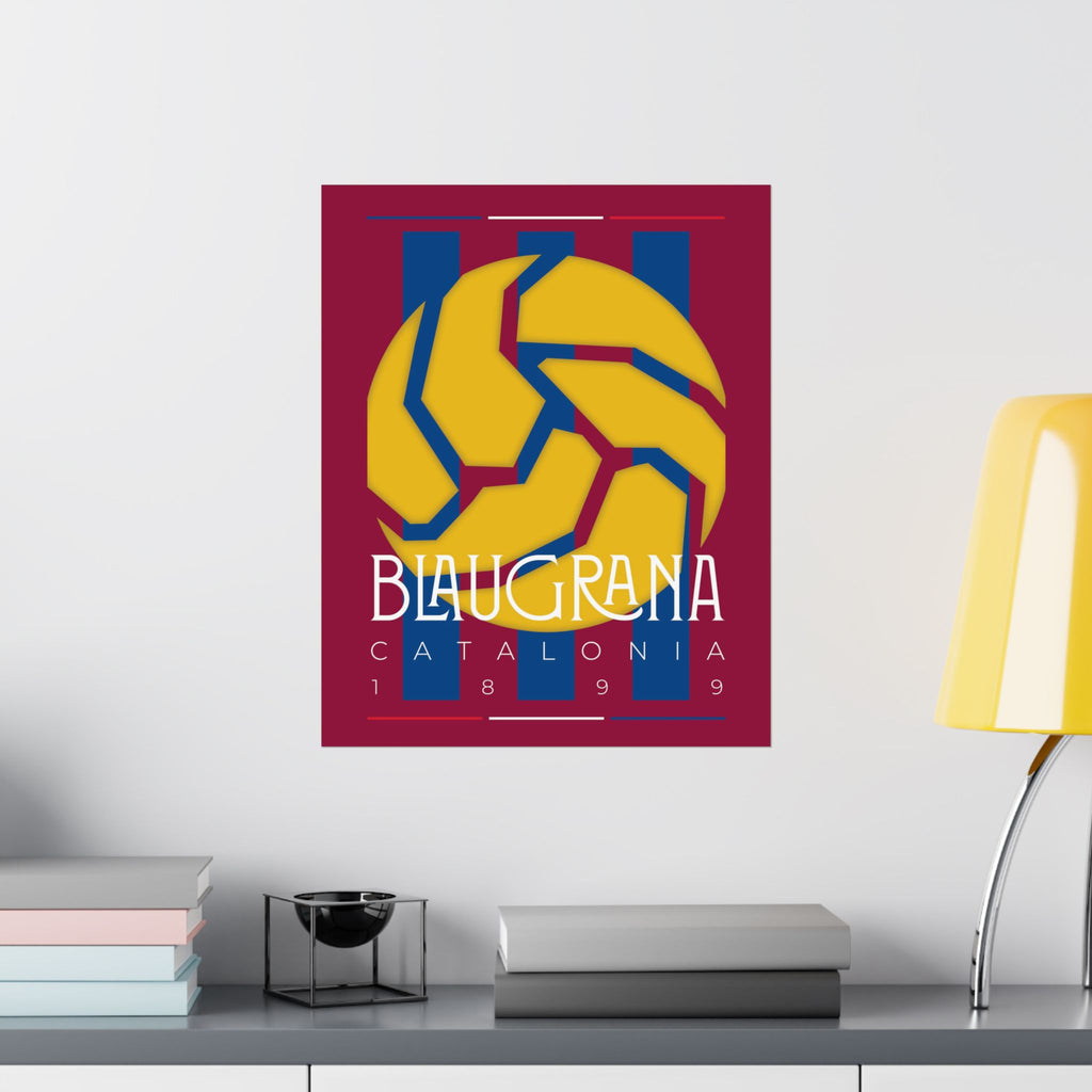 Blaugrana Matte Poster