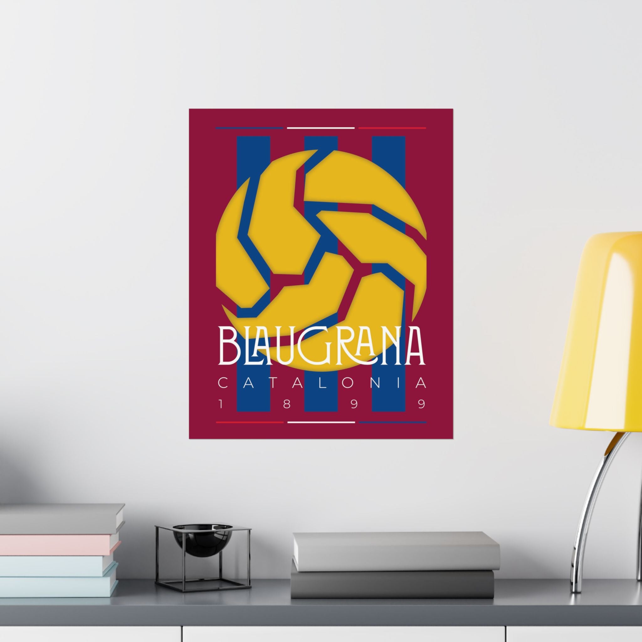 Blaugrana Matte Poster