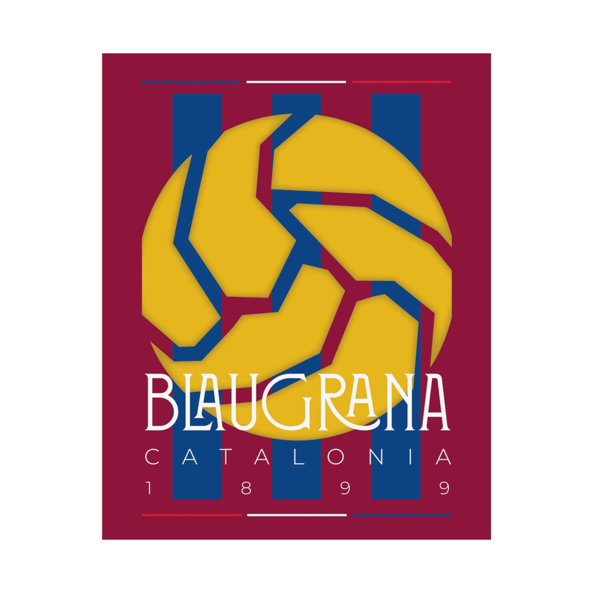 Blaugrana Matte Poster