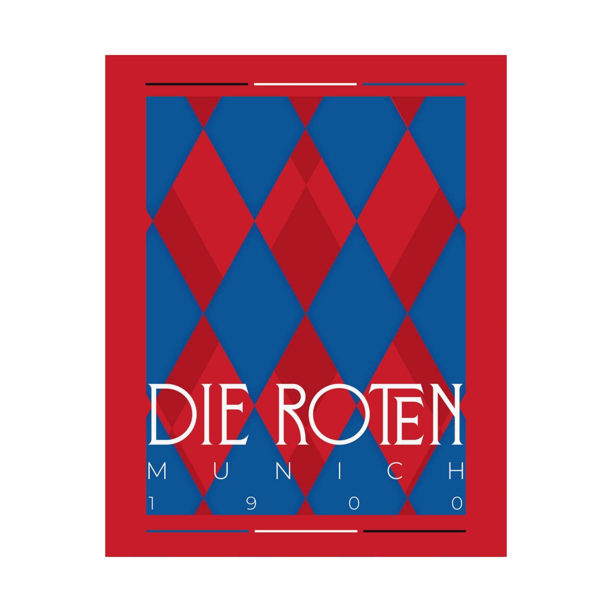 Die Roten Matte Poster