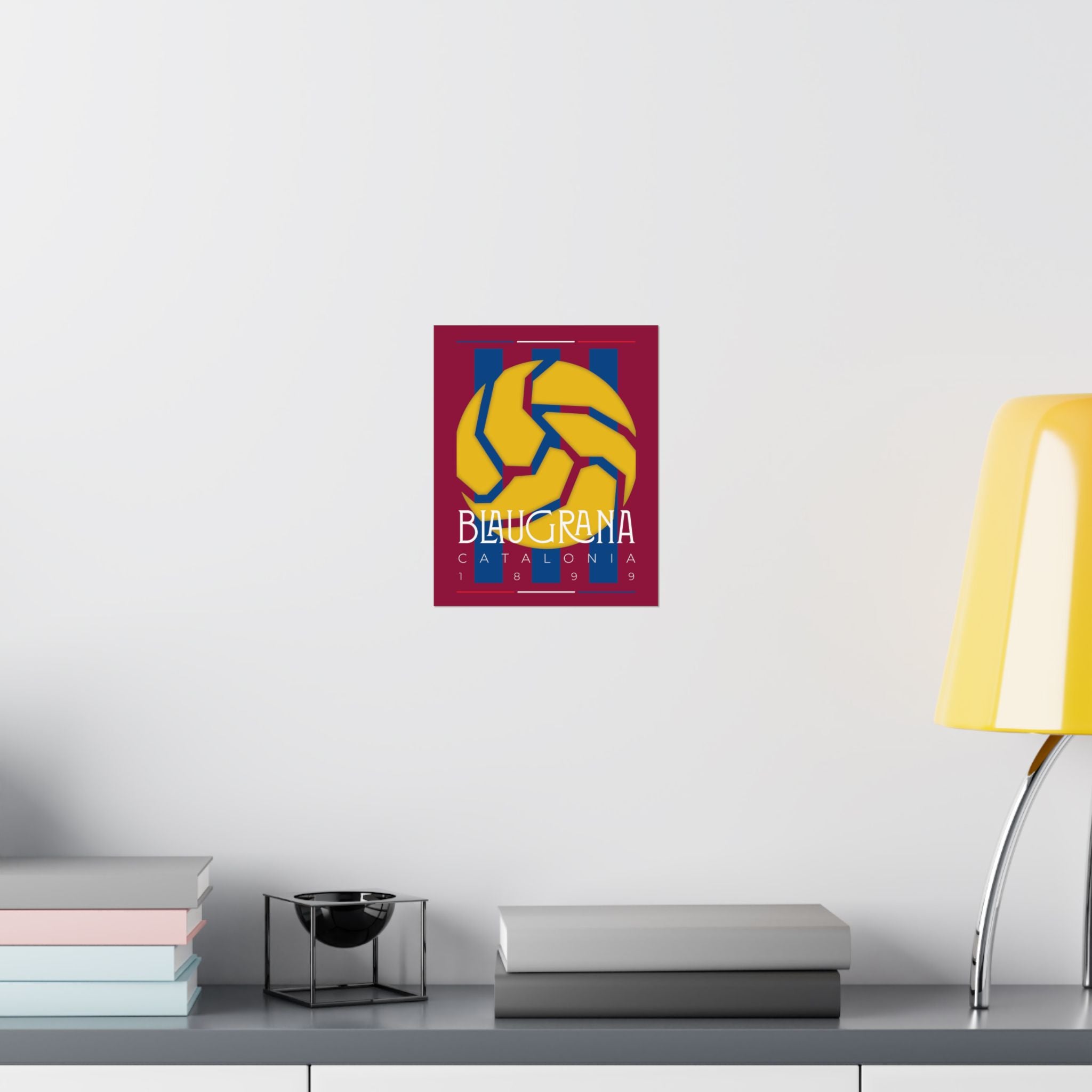 Blaugrana Matte Poster