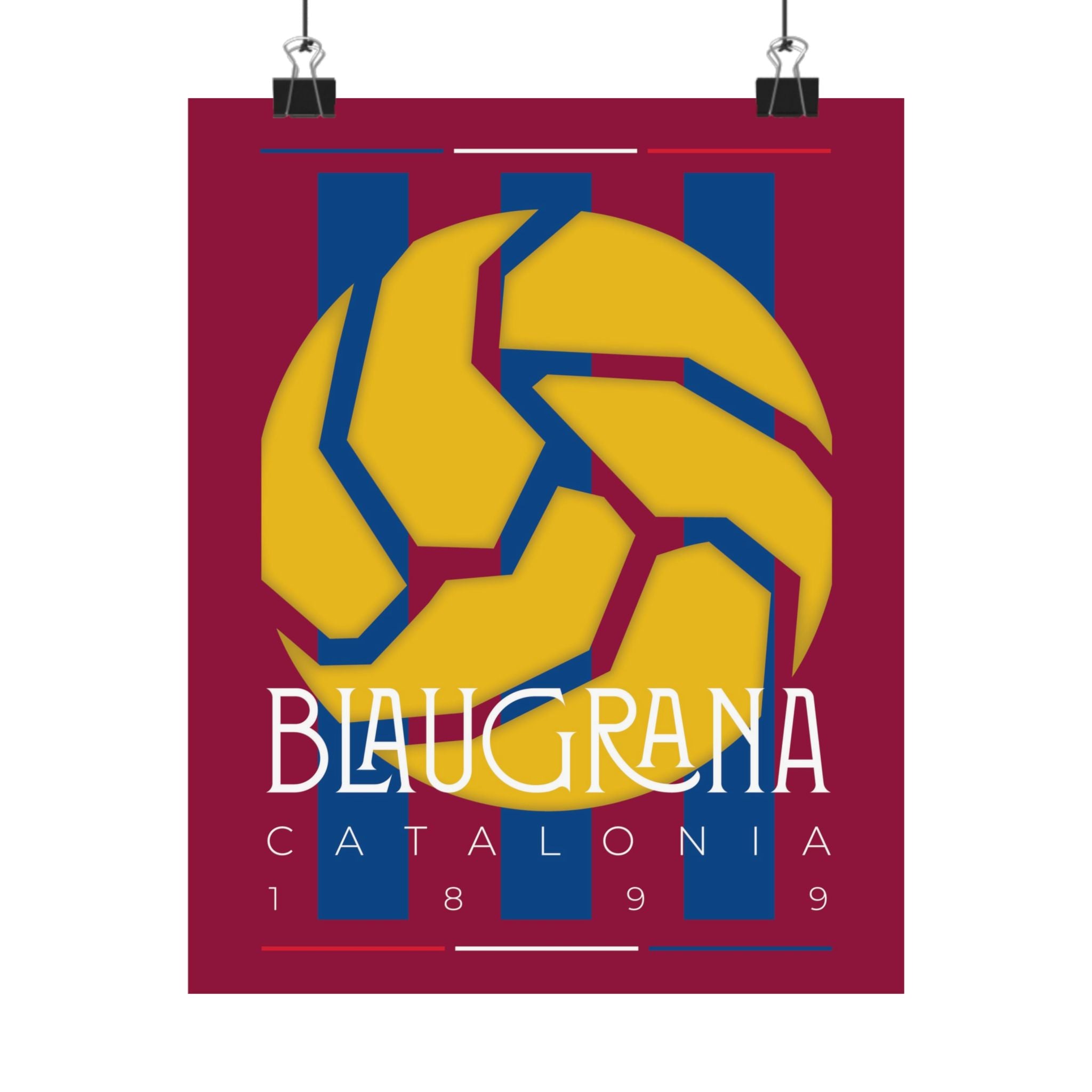 Blaugrana Matte Poster